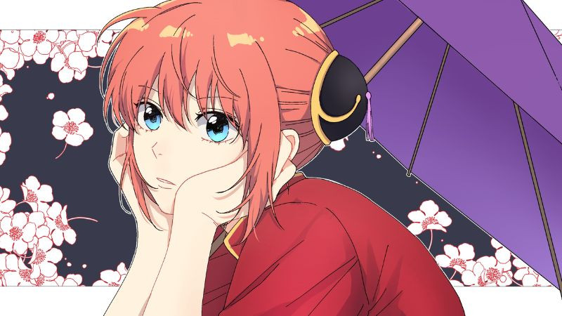 anh anime nu ngau lanh lung cua Kagura trong Gintama
