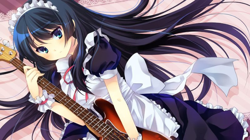 anh anime nu ngau lanh lung cua tay guitar Mio Akiyama