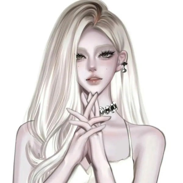 Ảnh anime nữ với phong thái tự tin, lạnh lùng