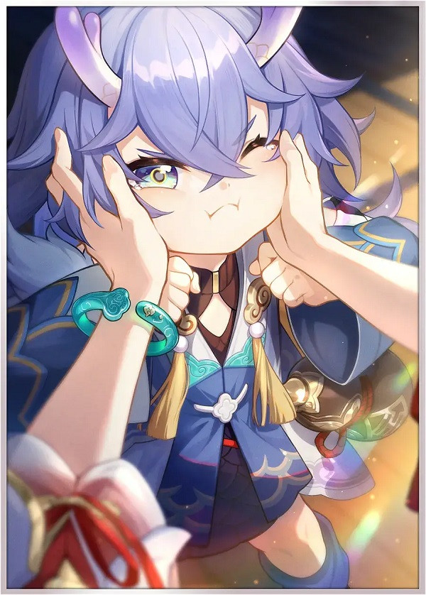 Ảnh Bailu cận cảnh biểu cảm đáng yêu