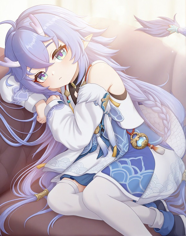 Ảnh Bailu cosplay với thần thái trong trẻo