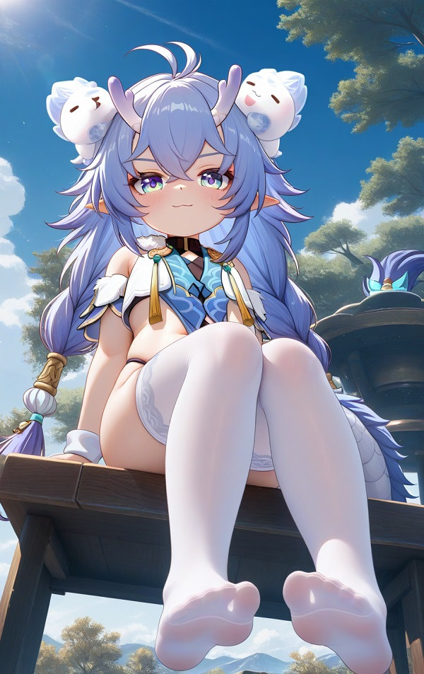 Ảnh Bailu tạo dáng bay bổng giữa không gian kỳ ảo