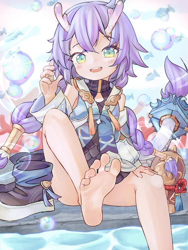 Ảnh Bailu tư thế ngồi tạo cảm giác yên bình