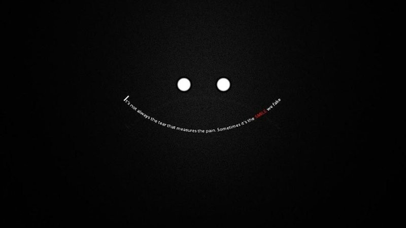 Ảnh bìa đen với câu trích dẫn đơn giản