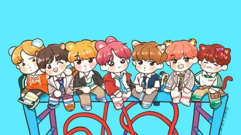 Ảnh BTS anime chất lượng cao