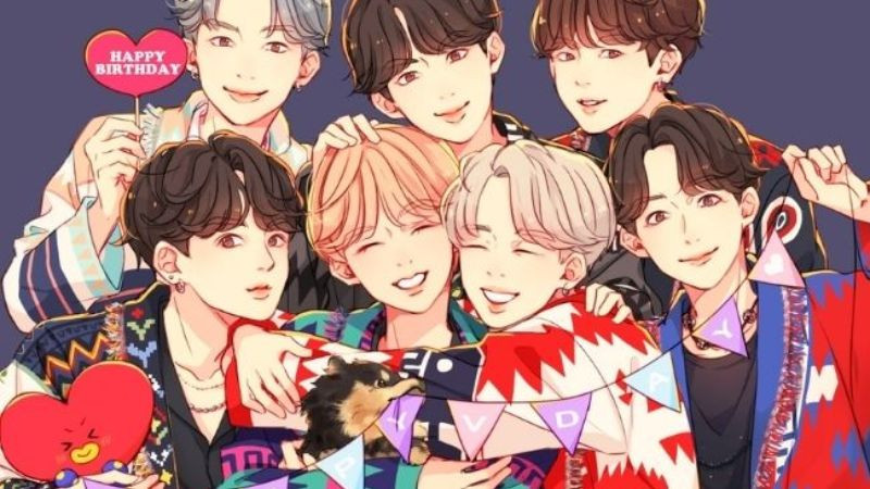 Ảnh BTS Chibi của các thành viên