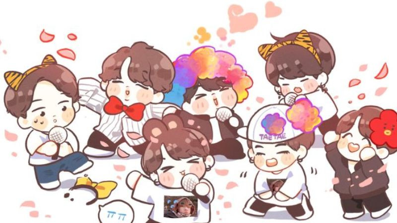Ảnh BTS thể hiện tình cảm đồng đội