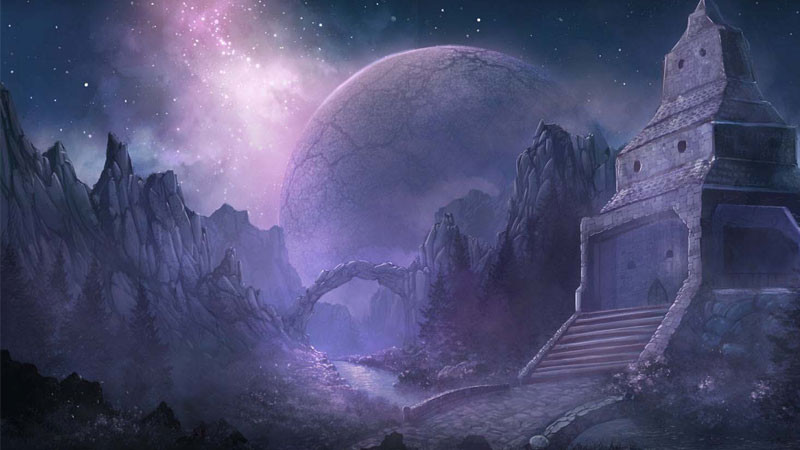 Ảnh buồn anime với con đường và hàng cây vắng