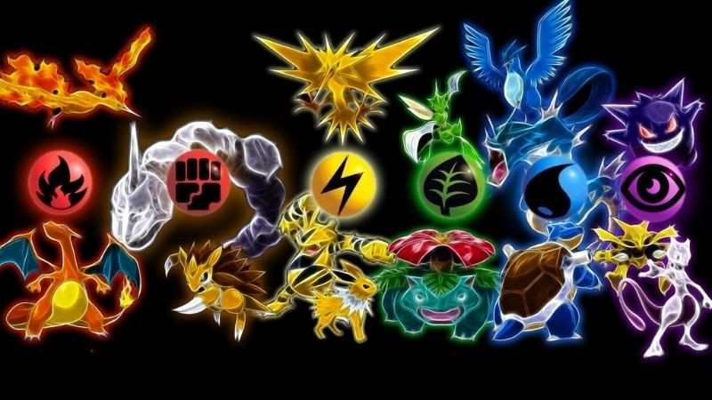 Ảnh các loài Pokemon phổ biến thể hiện đam mê sưu tầm