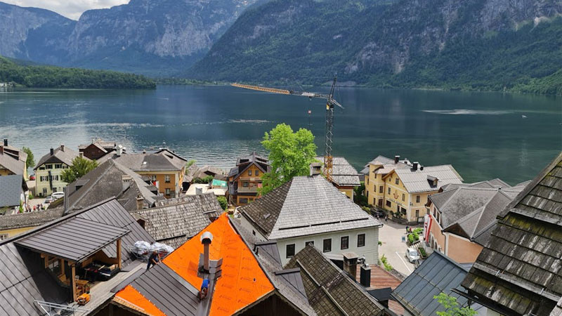 Ảnh cảnh buồn đẹp với màu sắc tím u buồn của hoàng hôn