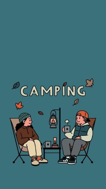 Ảnh cặp đôi đi cắm trại cùng nhau
