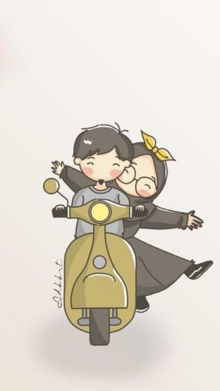 Ảnh cặp đôi đi xe dạo phố quen thuộc