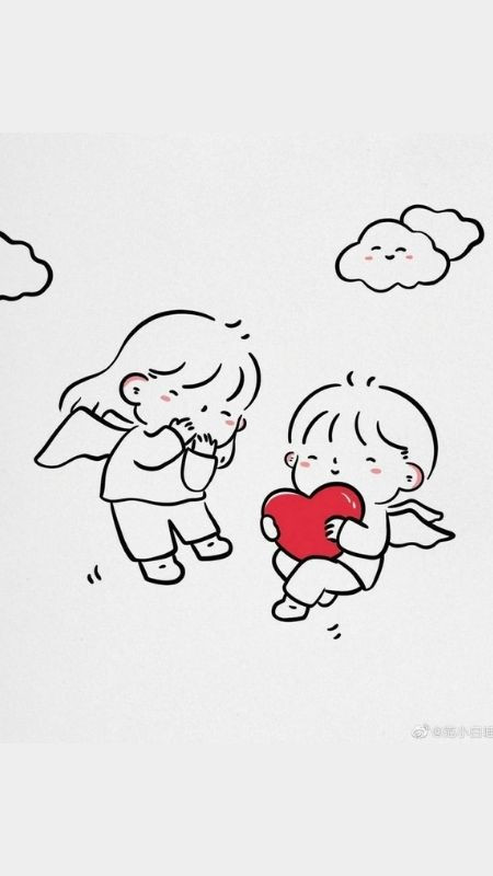 Ảnh cặp đôi như thiên thần tình yêu với đôi cánh