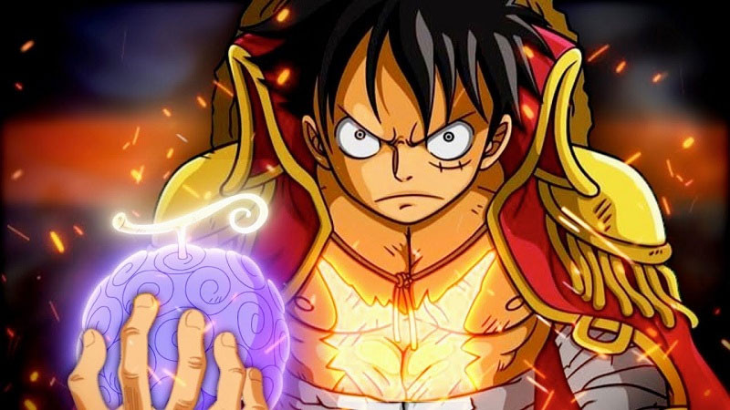 Ảnh chất Luffy Gear 5 đầy sức mạnh và sự phóng khoáng