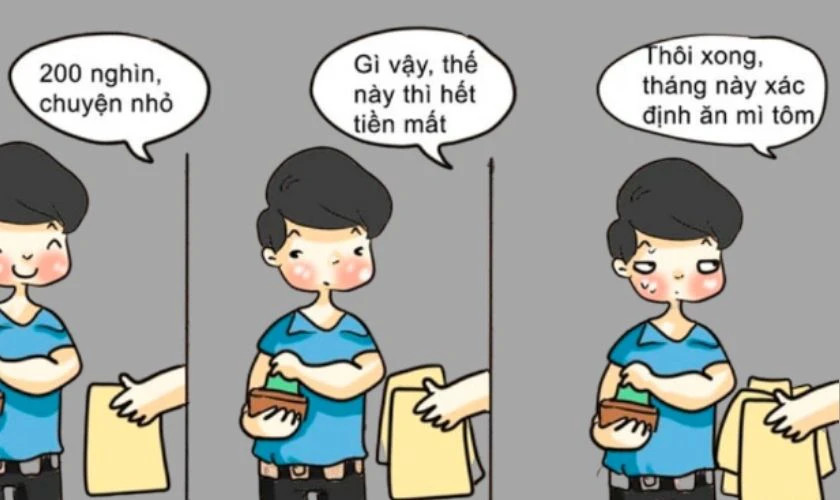 Ảnh chế chào mừng Ngày Quốc tế Đàn ông với hình ảnh người đàn ông mong chờ quà