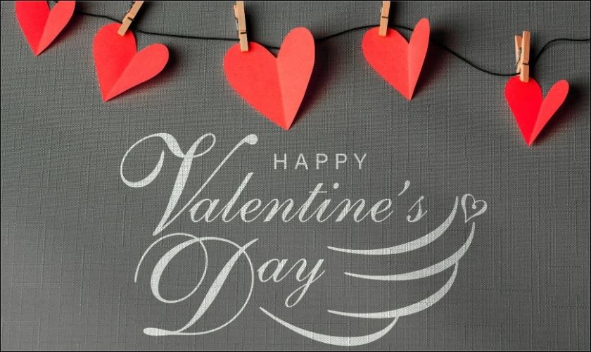 Ảnh chúc mừng ngày Valentine ấn tượng với pháo hoa