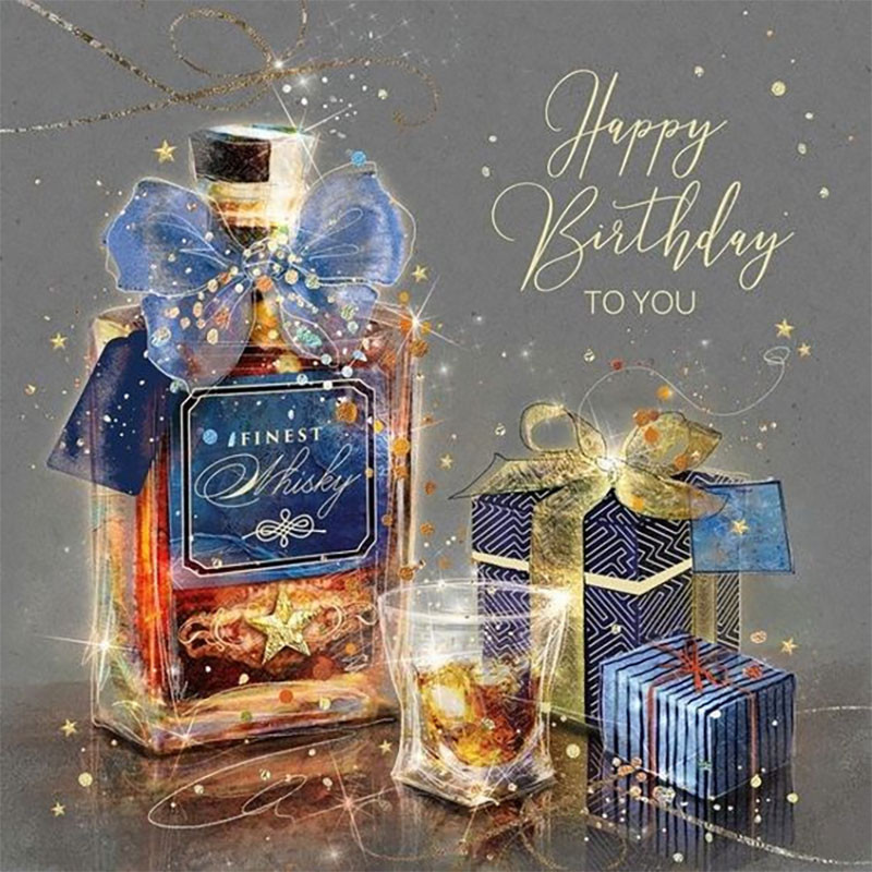 Ảnh chúc mừng sinh nhật sành điệu với bánh kem và quà sang trọng