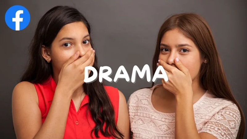 Ảnh chụp màn hình mô phỏng bình luận và tương tác sôi nổi trên mạng xã hội, thể hiện sự lan truyền của drama online