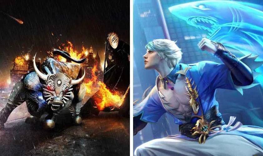 Ảnh chụp màn hình tài khoản FF giàu skin súng