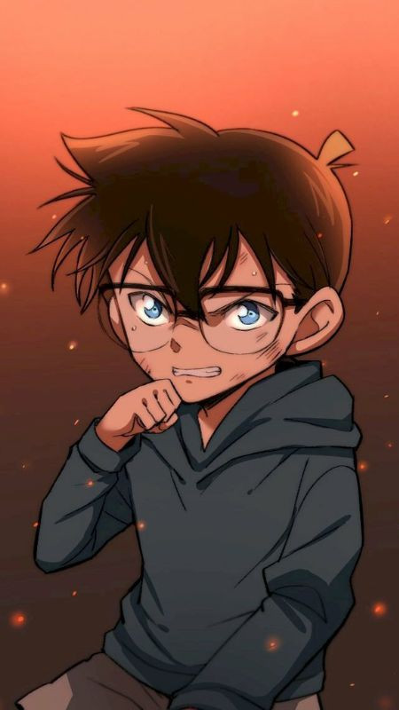 Ảnh Conan ngầu trong cảnh phim anime