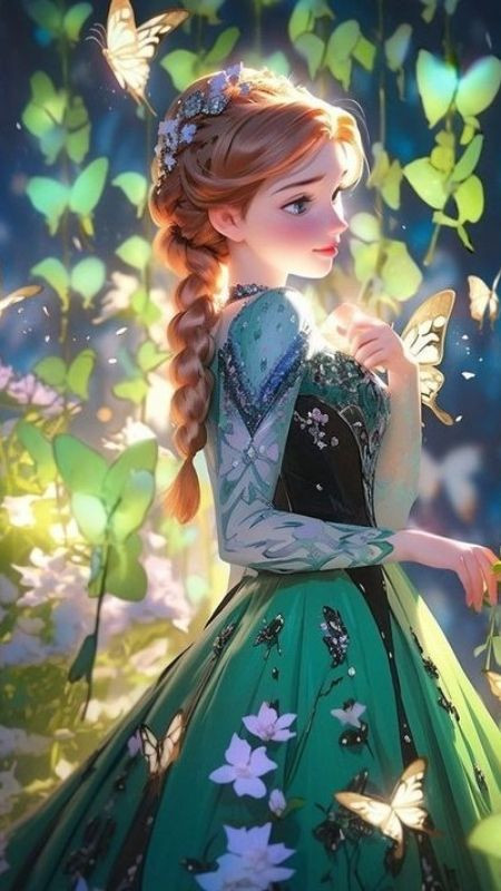 Ảnh công chúa Anna với vẻ đẹp ngọt ngào đáng yêu