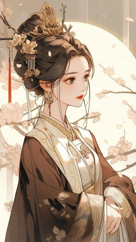 Ảnh công chúa trong trang phục tân nương lộng lẫy