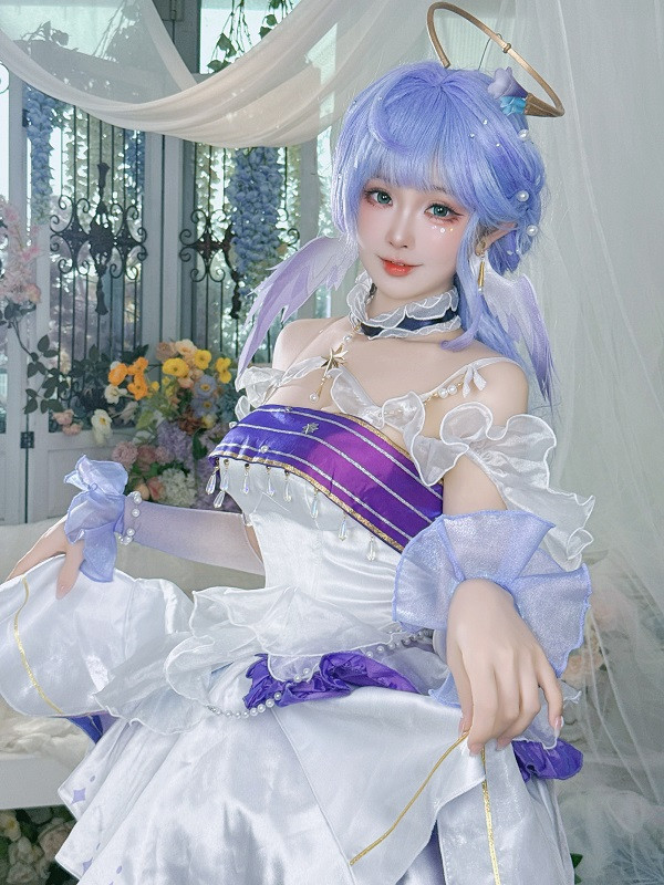 Ảnh cosplay anime girl trong bối cảnh cổ trang