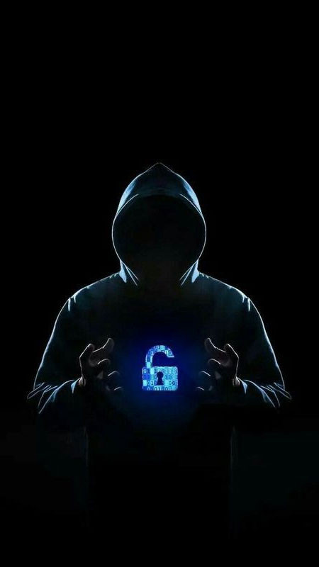 Ảnh đại diện hacker phong cách bí ẩn, đội mũ và đeo mặt nạ