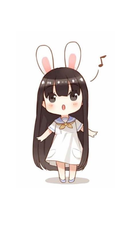 ảnh đại diện Zalo chibi cô gái và thú cưng