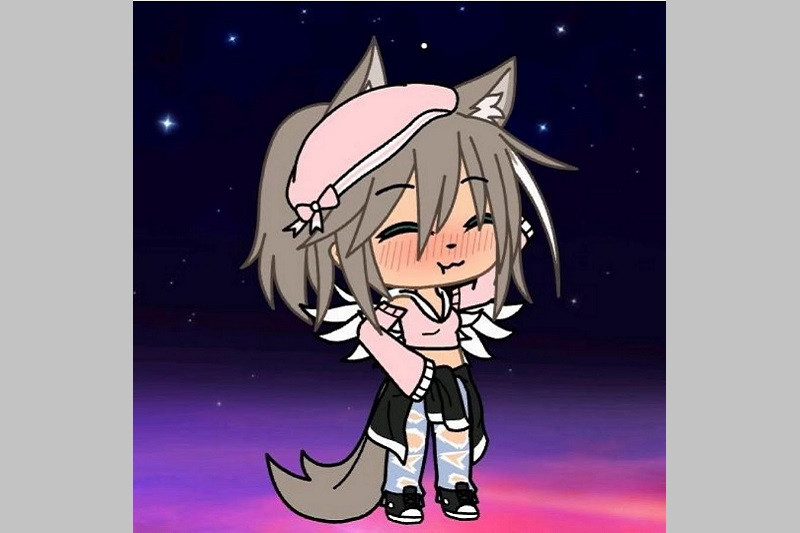 Ảnh Gacha Girl tươi tắn bên hoa