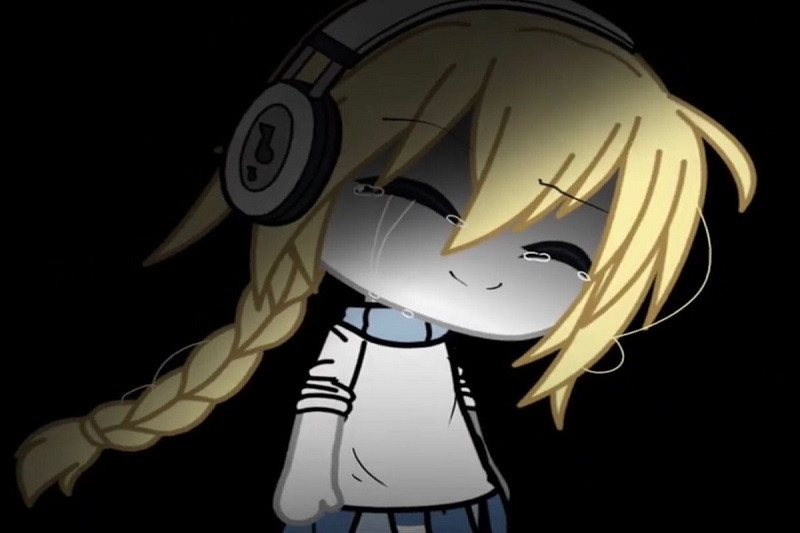 Ảnh Gacha Life buồn với bối cảnh cô đơn