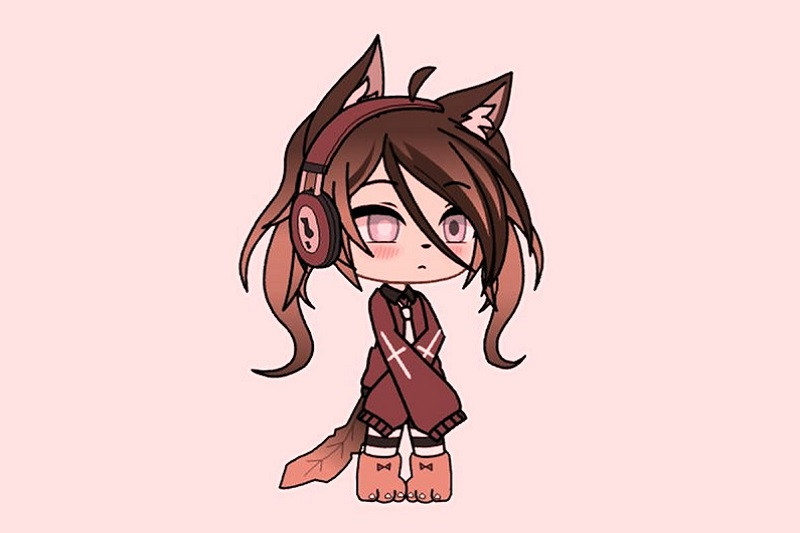 Ảnh Gacha Life phong cách anime với nhân vật chiến binh