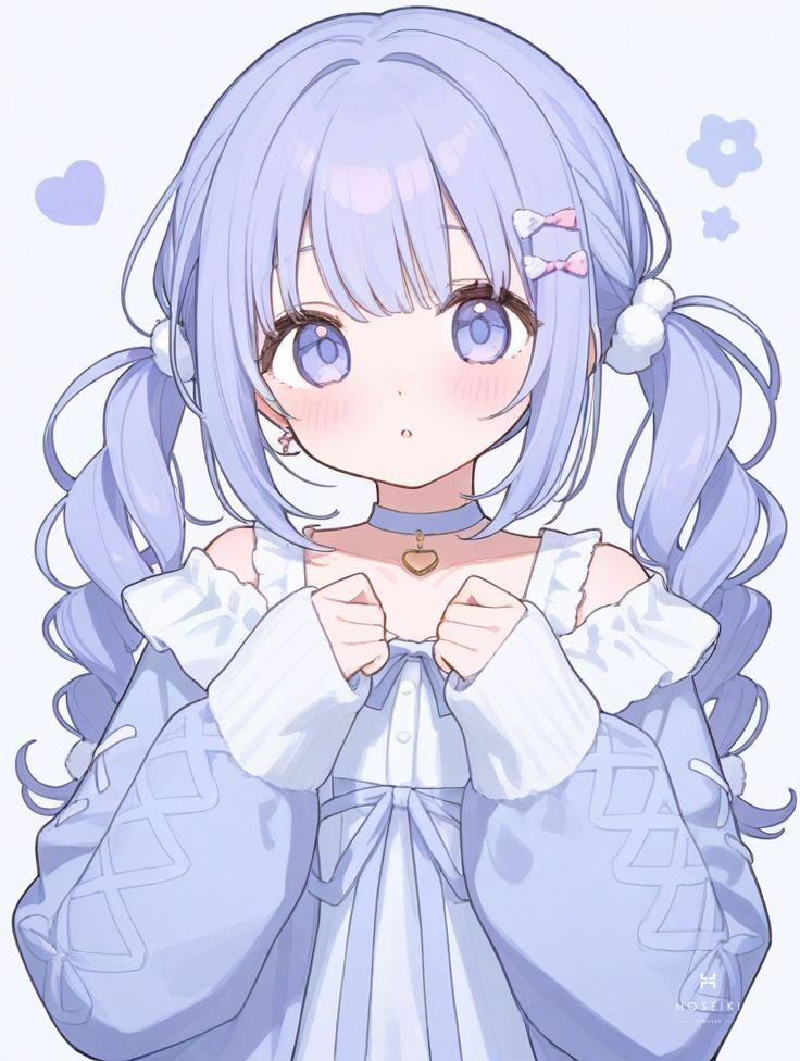 Ảnh gái anime cá tính với trang phục tối màu và ánh mắt sắc sảo