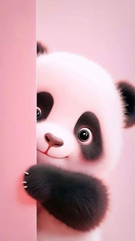 Ảnh gấu Panda đang leo trèo trên cây tre