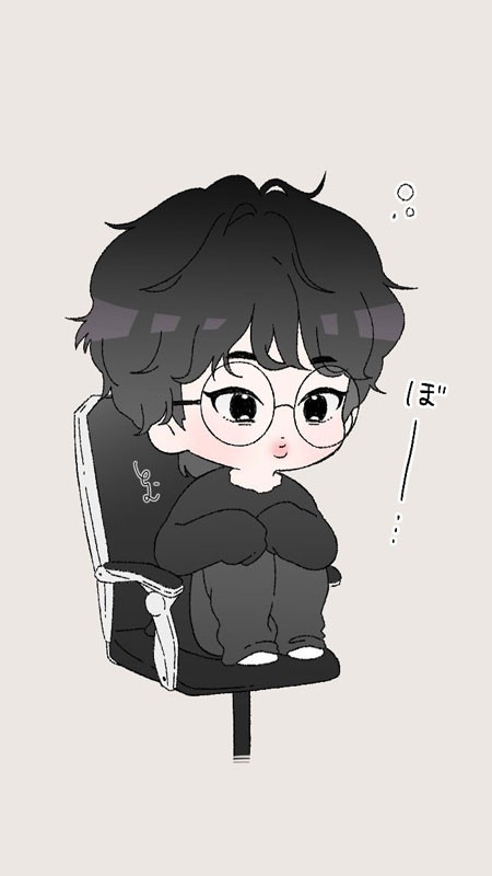 Ảnh hacker chibi với chiếc mũ trùm đầu và mặt nạ Guy Fawkes