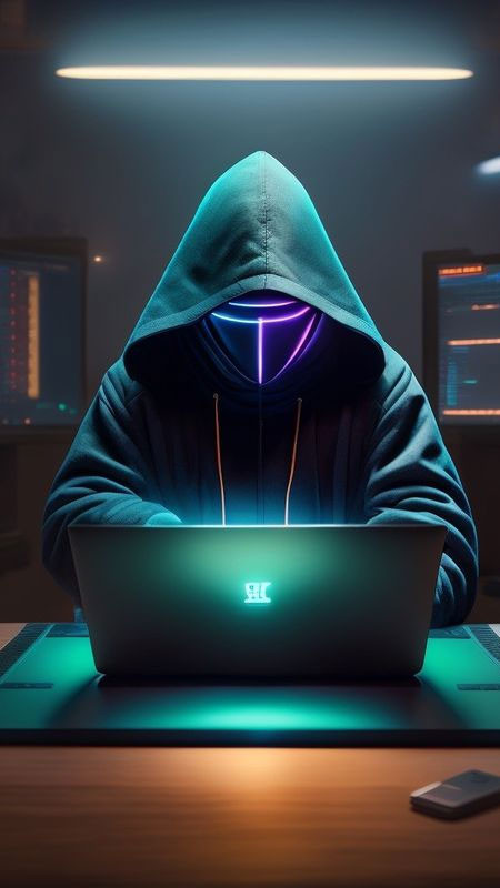 Ảnh hacker đeo kính và tai nghe, tạo hình ấn tượng
