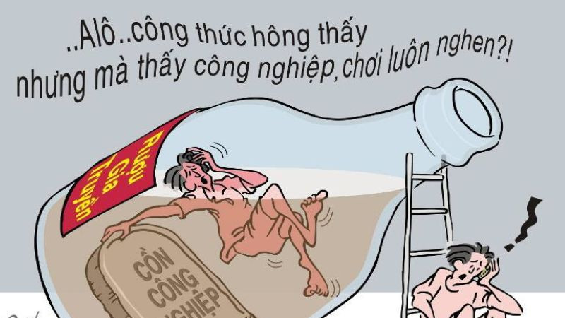 Ảnh hài hước châm biếm những tình huống dở khóc dở cười khi nhậu
