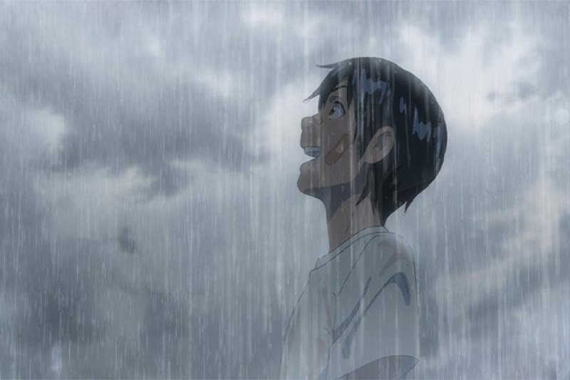 Ảnh hoạt hình buồn phong cách anime với màu sắc và ánh sáng ấn tượng