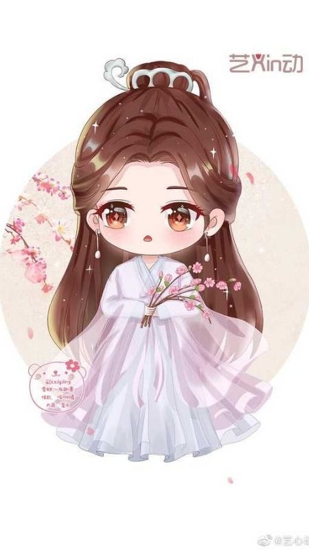 ảnh hoạt hình cô cô sau khi trở về vườn đào