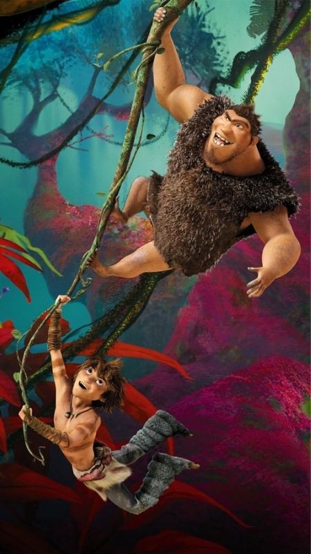 ảnh hoạt hình gia đình Croods và những lần gây cười bất ngờ