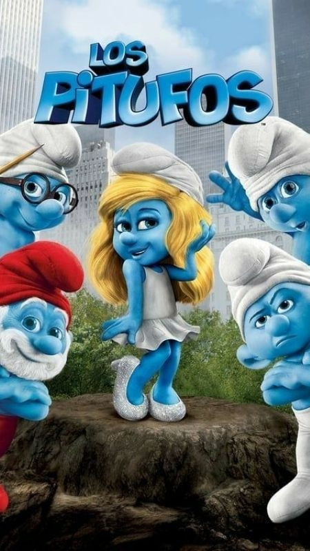 ảnh hoạt hình những chú lùn xanh Los Pitufos