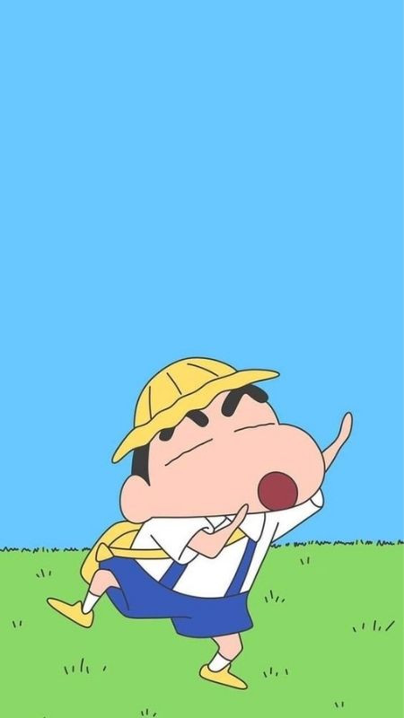 ảnh hoạt hình Shin đi học vẫn hài hước