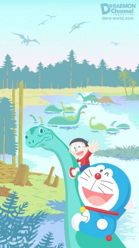 ảnh hoạt hình vườn quốc kỳ lạ cùng Doraemon và Nobita