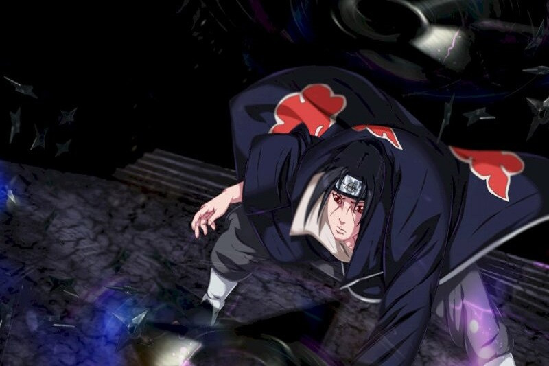 Ảnh Itachi phong cách chiến binh Akatsuki