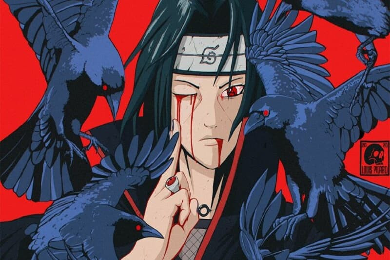 Ảnh Itachi Uchiha phong thái lạnh lùng