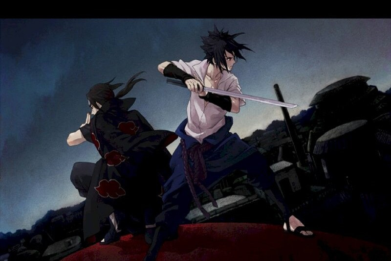 Ảnh Itachi Uchiha trong trang phục Akatsuki 4K