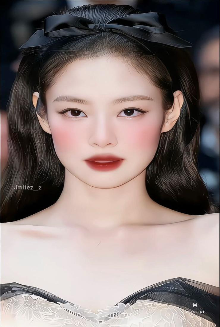 Ảnh Jennie với ánh mắt sắc sảo đầy mê hoặc.