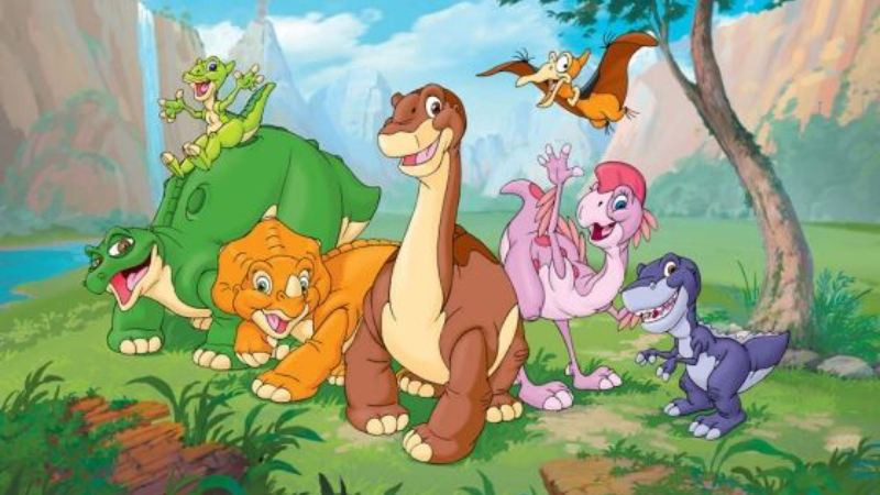 Ảnh khủng long hoạt hình đáng yêu