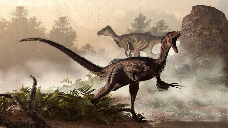 Ảnh khủng long Velociraptor với móng vuốt sắc bén