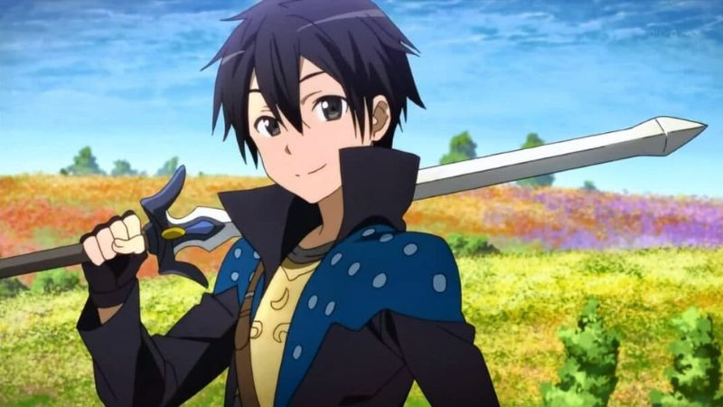Ảnh Kirito ở dạng chibi đáng yêu, khác biệt với phong cách thường thấy